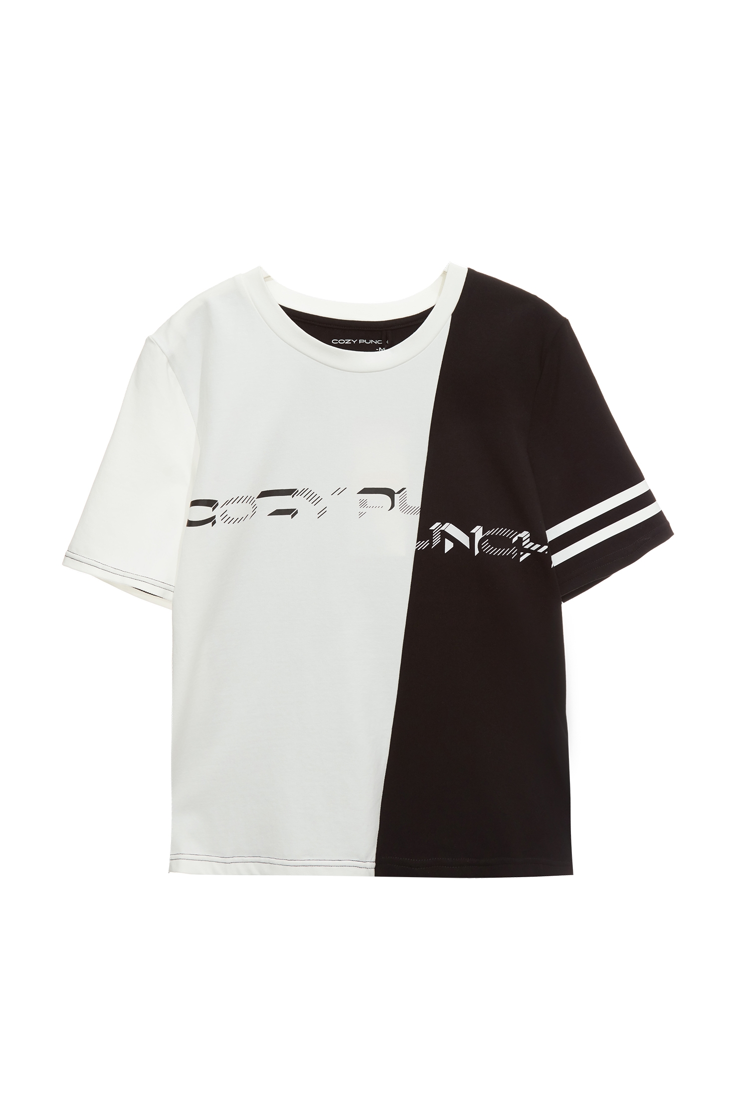 撞色圓領上衣撞色圓領上衣,INFINITE 黑白系列,T-Shirt,上衣,圓領上衣,春夏穿搭