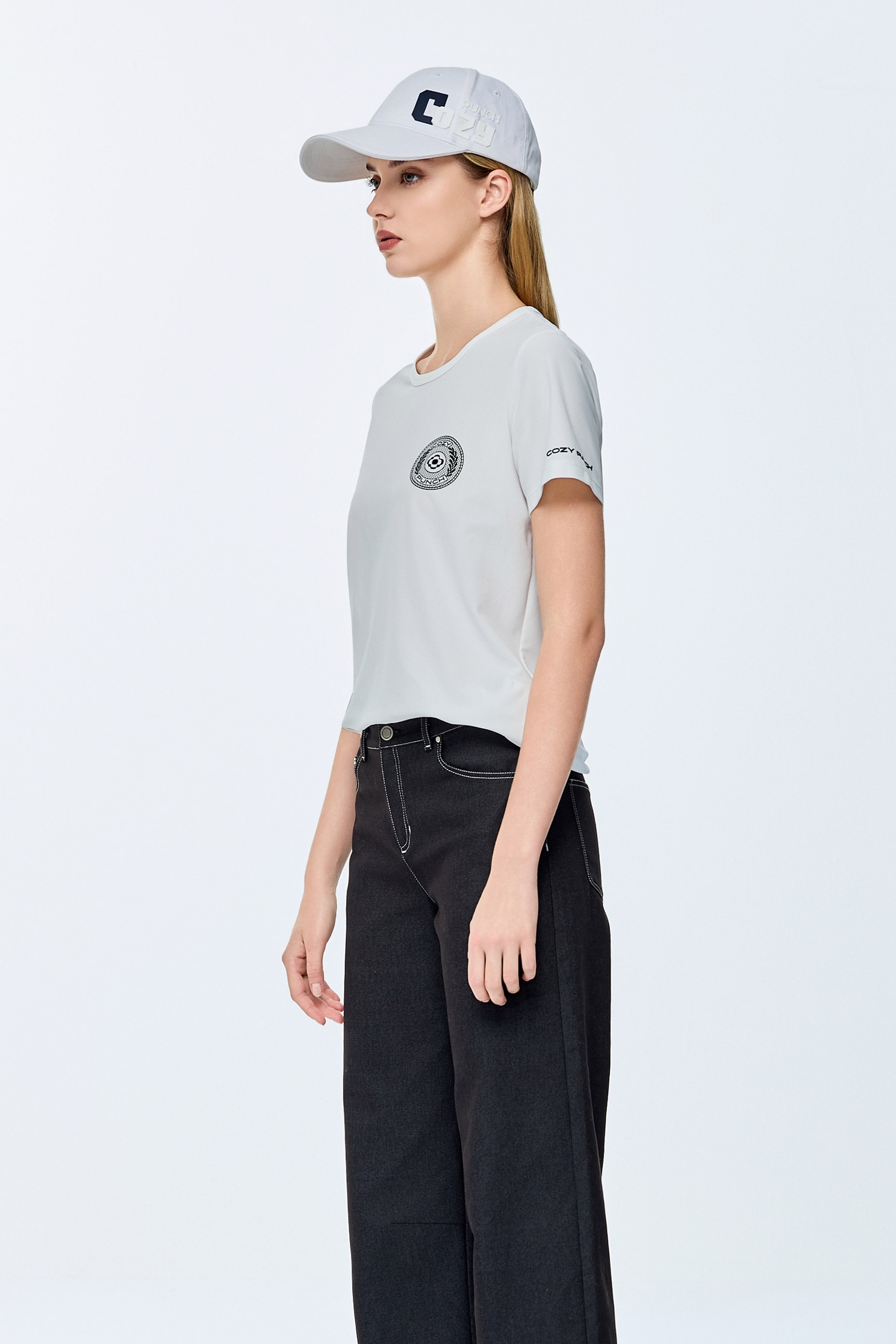 綴高爾夫印花T恤上衣綴高爾夫印花T恤上衣,T-Shirt,T恤,上衣,春夏穿搭