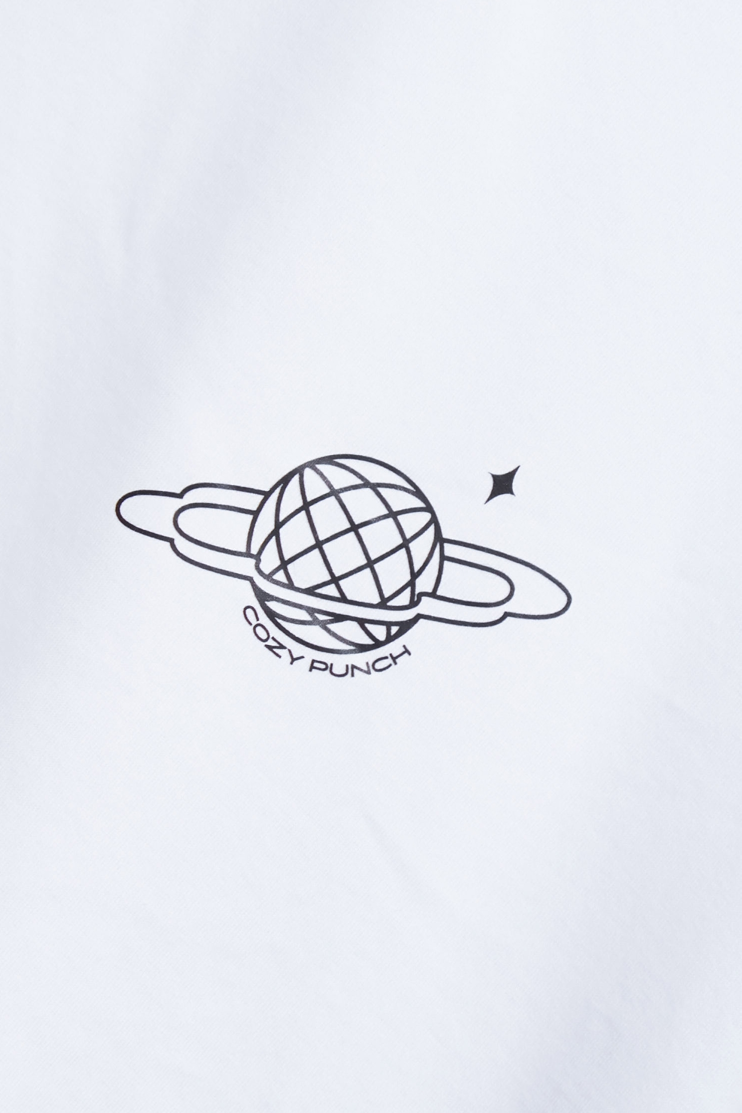 星球軌跡印花短版T恤上衣星球軌跡印花短版T恤上衣,COZY PUNCH,T-Shirt,T恤,上衣,春夏穿搭,純棉