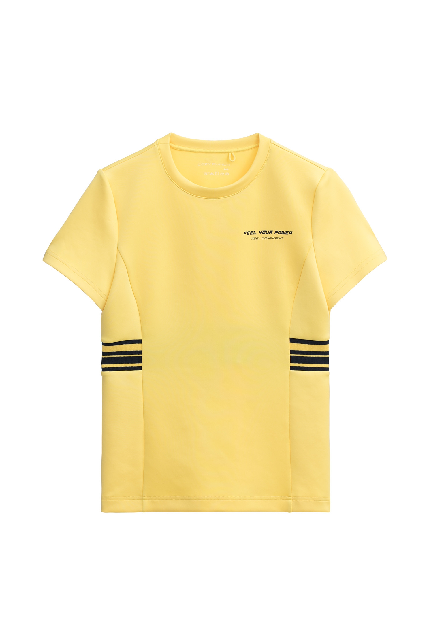 配色腰羅紋高爾夫上衣配色腰羅紋高爾夫上衣,INFINITE 黑白系列,T-Shirt,上衣,秋冬穿搭