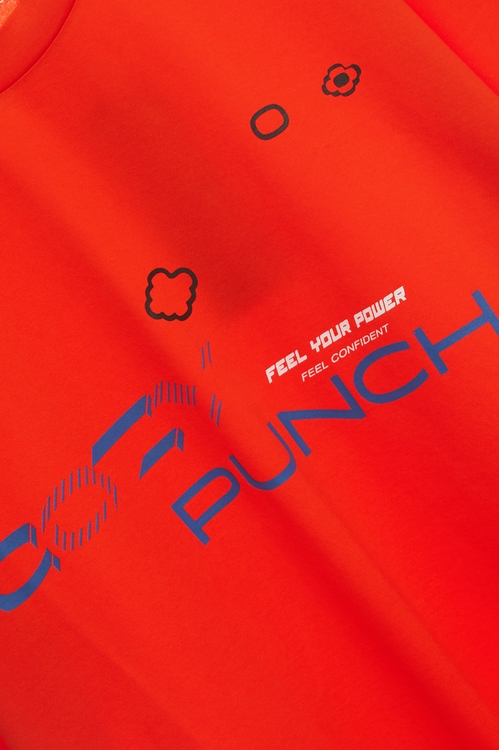 撞色LOGO圓領上衣,T-Shirt