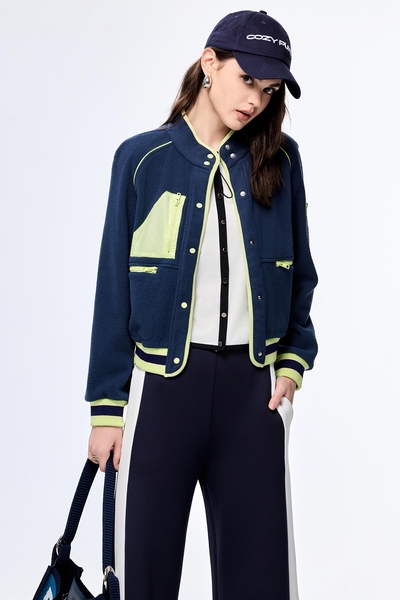 冰河系列色保暖外套