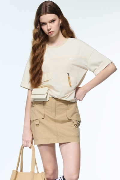 造型口袋高爾夫短裙