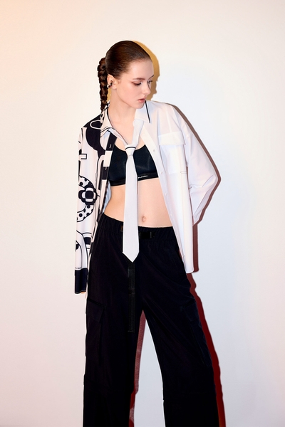 經典意象長版襯衫