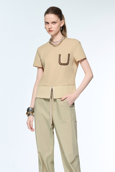 造型口袋單品上衣