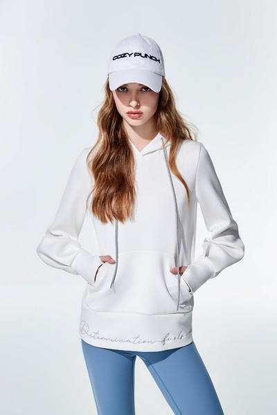 字串刺繡防潑水長版上衣